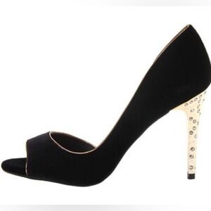 Jessica Simpson - “Black Velvet” Peeptoe Pumps - Size 8.5M (NWOT)